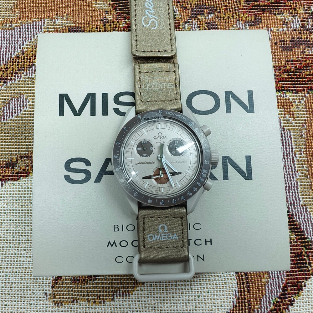 Swatch x Omega MoonSwatch Mission to Saturn Watch